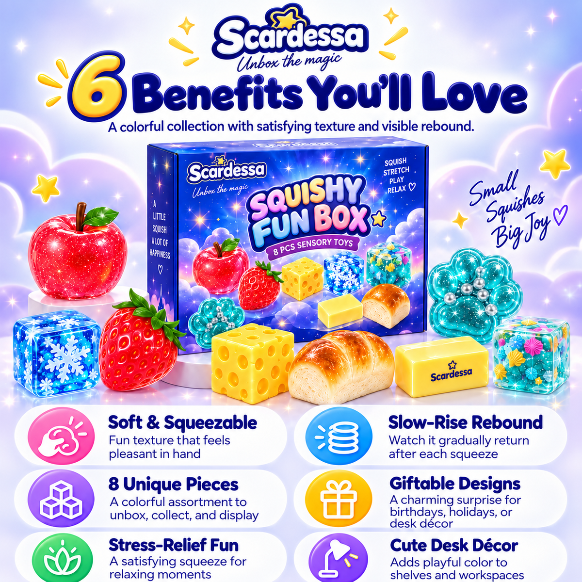 Squishy Fun Box – 8 Surprises